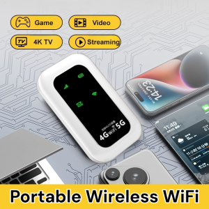 Portable Wireless WiFi 5G Pocket Router All Networks Mobile WiFi for Travel Lifetime Free