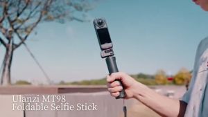 Ulanzi MT98 Action Camera Foldable Flip Tripod Selfie Stick for Insta360 X4/X5