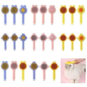 Bàn Chải Dụng cụ chải lông thú cưng Với Selfcleaning Chức Năng Đầy Màu Sắc Lược Cho Chó Mèo Hiệu Quả tẩy lông Cho Khác Nhau Vật Nuôi