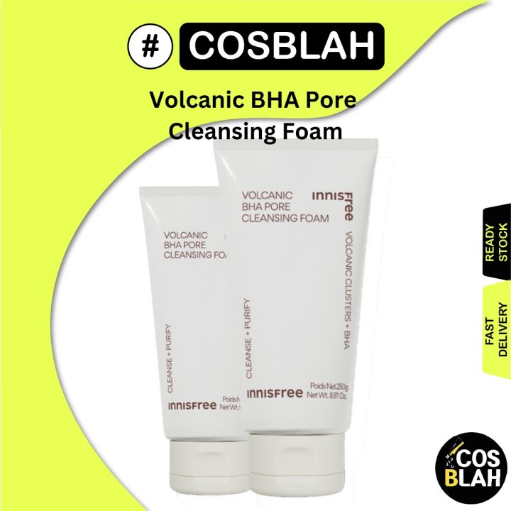 [Innisfree] Volcanic Pore BHA Cleansing Foam 150g / 250g | Lazada