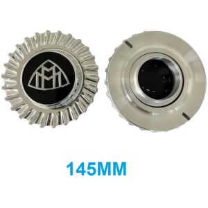 Logo chụp mâm ốp lazang bánh xe ô tô Maybach BC-TY chất liệu hợp kim nhôm và nhựa ABS cao cấp