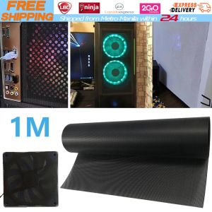 【Local Warehouse】1m Computer Mesh 30CM DIY PVC PC Case Fan Cooler Black Dust Filter Network Net Case Dustproof Cover Chassis Dust Cover CYB-PVC-Computer-Mesh-1M