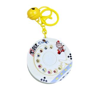 Telephone Keyring Turning Mechanism Noise Maker Device Pocket Sized Communication Charm For Adults Kids Relaxation Gift