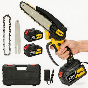 🔥9.9 BIG PROMO🔥 6-Inch Chainsaw Rechargeable Multifunctional One Handed Woodworking Chainsaw Logging