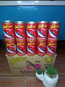 PAKET 5 PCS SARDEN BILLTAN/GOLD CUP SAUS TOMAT 155 GRAM EXP 2023 HALAL