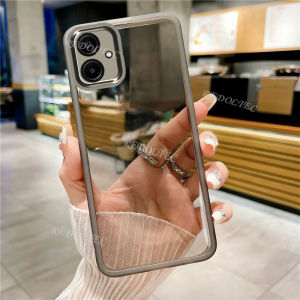 Case For Samsung Galaxy A06 2024 New Lens Camera Protection Casing Transparent Shockproof Thin Square Edge Soft TPU Silicone Clear Phone Cover For SamsungA06 Samsung A 06