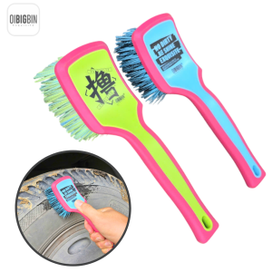 Bàn Chải Chà Lốp Xe Chuyên Dụng OIBIGBIN – Thiết Kế Chống Mỏi Cán Cao Su Lông Sợi Nhựa PET Không Xước Bề Mặt