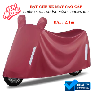 Bạt trùm xe máy ngoài trời chất liệu vải dù Oxford chống uv. Bạt che xe máy(ShABVespaVision...) chống nắng mưa và bụi