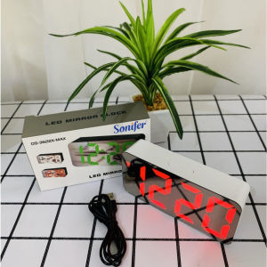 Sonifer Jam Meja Digital Angka LED Besar Digital Alarm Clock Mirror DS-3622X-MAX