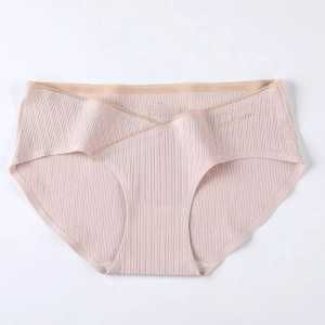 TRENDY Celana Dalam Pinggang Rendah Tanpa Jahitan Wanita Hamil Bahan Katun