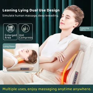 minbai01 Cervical Neck Massager Back And Waist Cushion Car Mounted Shoulder And Neck Massager Rechargeable