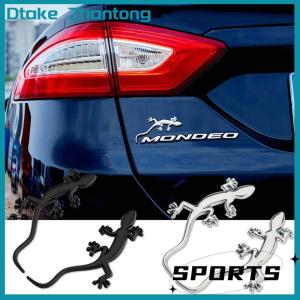 Dtake Reflective Car Metal Truck Sticker Lizard Gecko Decal Badge Emblem Decor