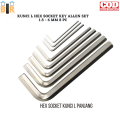 Set 8pcs ALLEN key KUNCI L HEX SOCKET SET 1.5 - 6mm. 