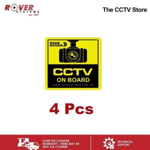 Rover Systems 3.5in x 3.5in CCTV on Board Decal Sticker