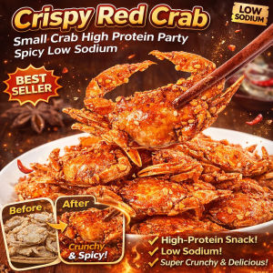 Crispy Small Crabs Crunchy Seafood Snack Premium Quality Fresh Dried Natural Shellfish Healthy Filipino Merienda 80g