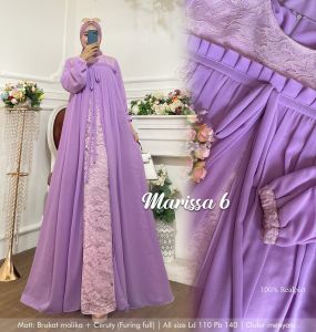 Zahira1808 Sale Cuci Gudang Marissa 6 Bahan Brukat Malika Mix Ceruty Baby Doll Gamis Murah Trendi Baju Syari Muslim Wanita Ibu Terlaris Baju Pesta Adem Nyaman Di Pakai Real pict