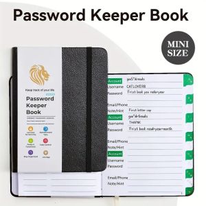 Sổ lưu giữ mật khẩu với các tab bảng chữ cái Máy tính xách tay Máy tính xách tay Nhật ký Máy tính xách tay Bảng viết Đồ dùng học tập văn phòng2026