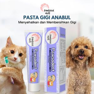 PAWSODENT - Pasta Gigi Untuk Anjing Kucing - Odol Anjing Kucing - Pet Toothpaste - Perawatan Mulut Hewan -  Pasti Gigi Odol Anabul