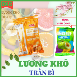 1 kg Lương khô Hoa Quả vị Trần bì thương hiệu SBT hương vị thơm ngon xuất xứ Việt Nam