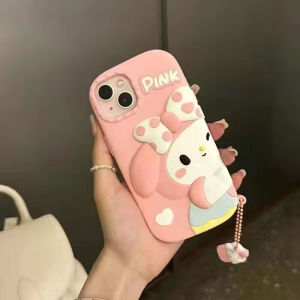 Christmas Gift Halloween sanrio kit Kawaii Iphone15 12/13/14Promax Phone Case Hello Kitty Cartoon Cute 3D Silica Gel Cell Phone Protective Case Fashion