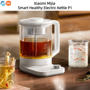 Xiaomi Mijia Smart Health Electric Kettle P1 Multifunctional Health Kettle High Power Heating 24 Hours Keeping Warm MI Home APP Control Milk Making Tea Maker Thermos Family Gift