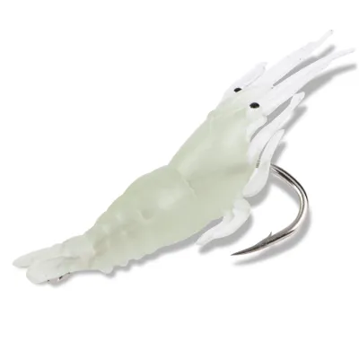 SUKE 10 Pcs Lures Bait Shrimp Fishing Simulation Prawn Saltwater Hooks Soft Shrimp Fishing Lure For Outdoors Fishing