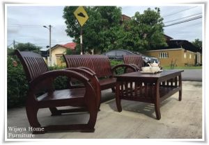 Kursi tamu minimalis sedan kayu jati jepara