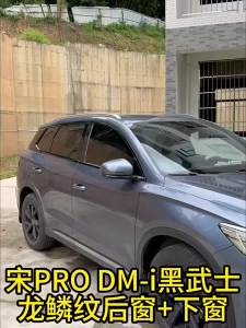 secr For BYD Sealion 5 Song Pro DM-i Champion Glory Edition ABS Glossy Black Window Trim Blackout Kit Exterior Accessories K6R8Z