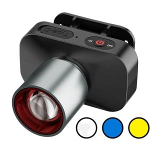 READY STOCK!!! Multi-Function Headlight USB Rechargeable Adjustable Head Light Suitable for Outdoor Camping Hiking Work L42 多功能头灯