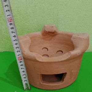 Bếp đất lò đất để bàn loại 22 cm ( cỡ gang tay)