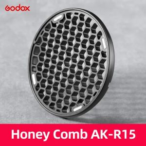 Godox AK-R1 + S-R1 Barn Door Snoot Color Filter Reflector Honeycomb Diffuser Ball Kits for Godox AD200 H200R V1 Flash Head