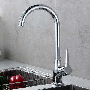 Brass Chrome Kitchen Faucet Swivel Kitchen Tap Kitchen Mixer Tap Hot and Cold Kitchen Sink Faucet 1050 - 1250g (est.)