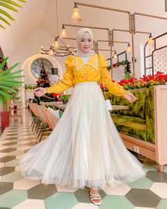 ROK TUTU ZIRRA IMPORT POLOS 3 LAPIS TILE