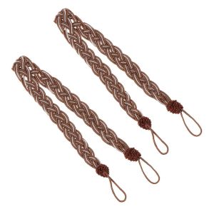 NEXASHOP Practical Hold Simple Braided Tiebacks Curtain Holder Rope Tie Backs Satin Voile Strap