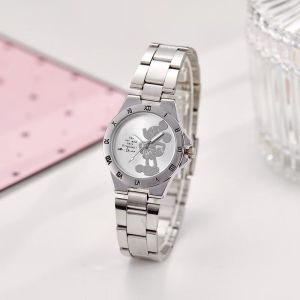 Đồng hồ thạch anh chống nước dây thép cho học sinh tiểu học và trung học