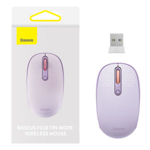 225Baseus F01B Wireless Mouse Bluetooth Ergonomic Quiet Mouse Silent Mute 2.4G Mice for NoteBook Laptop Tablet Computer PC