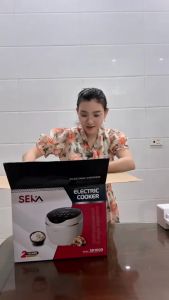 Nội Cơm Điện Tách Đường SEKA SK1009 Công Suất 500W Lòng Nồi inox Bảo Hành 12 Tháng