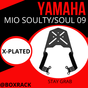 YAMAHA SOULTY STAY GRAB TOP BOX BRACKET / MOTORCYCLE ACCESSORIES / LIFE TIME WARRANTY / BLACK POWDER COATED / SOULTY SG