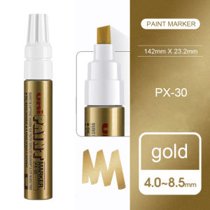 1pcs Japan UNI PX-30 Metallic color Paint Marker Pen POP Office Stationery Permanent Markers