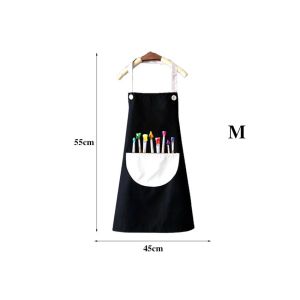 Kids Painting Apron with Front Pocket Sleeveless Toddler Art Smock for Cooking Fashion PVC Kitchen Apron Waterproof Oil-proof Kitchen Smock Sleeveless Household Catering Waiter Work Clothes