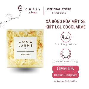 Xà bông rửa mặt chuyên se khít lỗ chân lông Cocolarme siêu dịu nhẹ 85g Nhật
