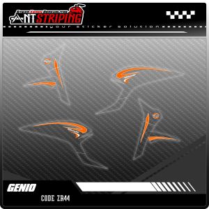Striping Transparan Honda Genio Variasii List Motor Desain Simpel Keren kode ZR44