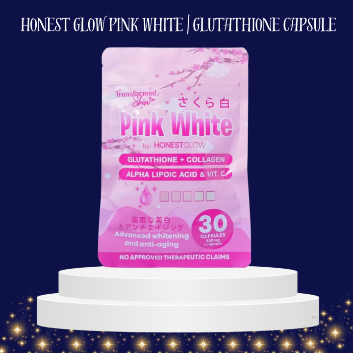 Honest Glow Pink White Glutathione Capsule Capsules Lazada Ph