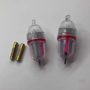 Deep Drop Led Fishing Light Battery Powered Attracting Fish Water Submersible Pool Lights Float Underwater Top Flashing Net Indicator Outdoor Waterproof Tools Accessories Sea Tank