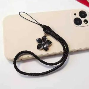 LHS.ph Mobile Phone Lanyard Chain Small Flower Wrist Lanyard Antique Hand Rope Hand Rope