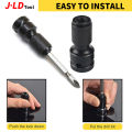 JLD 1/2" Adapter Impact Wrench Hex Socket Head Adapter Drive Socket Adapter Telescopic Impact Wrench Socket Hex Shank Spanner Konverter. 