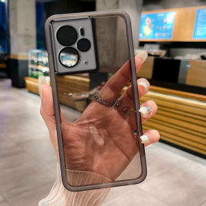 Phone Casing Realme 14T Realme14t 5g New Fashion Transparent Candy Colors Design Comes With Lens Protection Film Soft Silicone Case Realme14T Realme 14t 5g Pretty Casing Cover