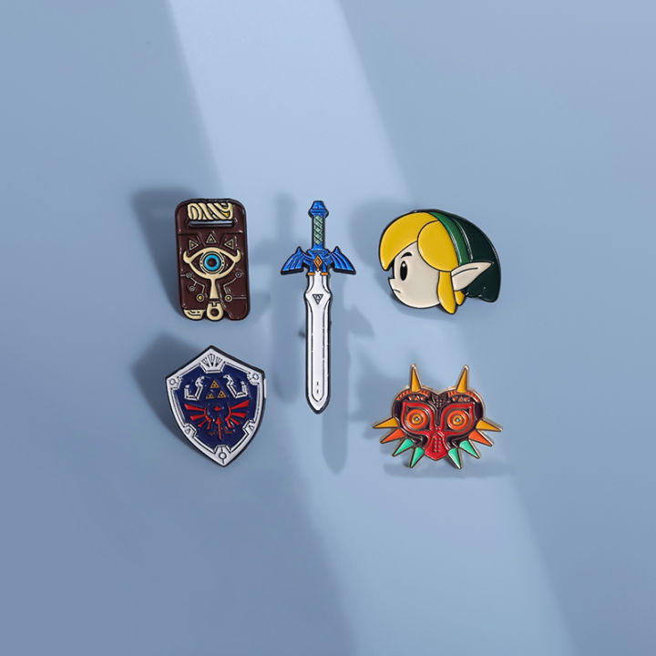 The Legend of Zelda Enamel Pins Brooches Anime Brooch Badges Lazada