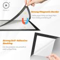 Homlly Easy Change Magnetic Picture Frames with Self Adhesive Backing. 