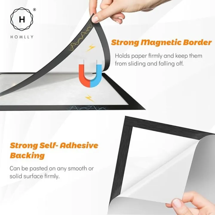 Homlly%20Easy%20Change%20Magnetic%20Picture%20Frames%20with%20Self%20Adhesive%20Backing%20-%20Image%207